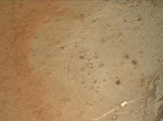 NASA image: Zapped, Martian Rock