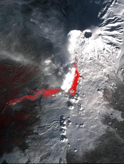 NASA image: NASA Terra Spacecraft Images Russian Volcanic Eruption