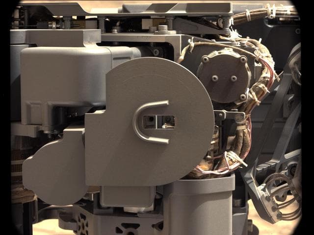 NASA image: Check-up Image After Delivering Martian Rock Powder