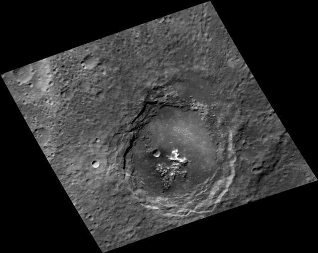 NASA image: Off-Central Peaks