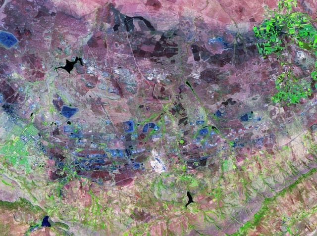 NASA image: Bushveld Igneous Complex, South Africa