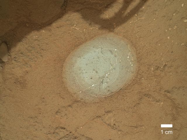 NASA image: Target Wernecke After Brushing by Curiosity