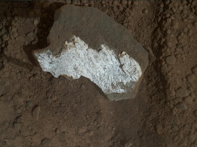 NASA image: Close-up View of Broken Mars Rock Tintina