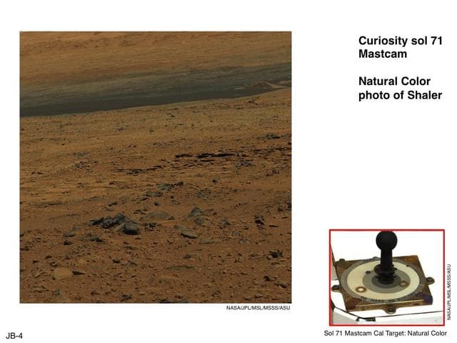 NASA image: Using Curiosity Mast Camera to View Scene in Natural Color