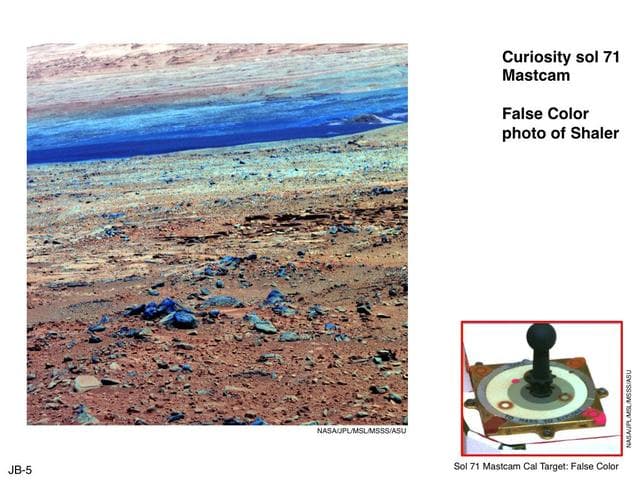 NASA image: Using False Color from Curiosity Mast Camera