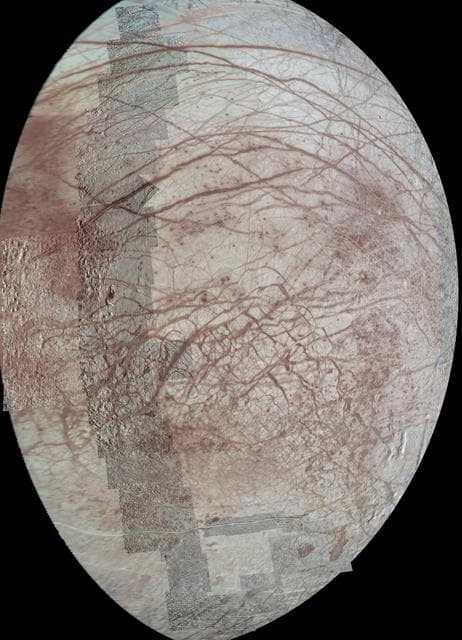 NASA image: Repeated Flybys Yield a Pole-to-Pole View of Europa