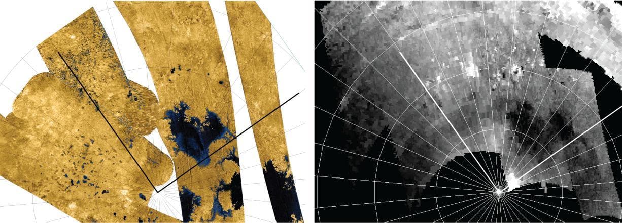 NASA image: Titan Wetlands