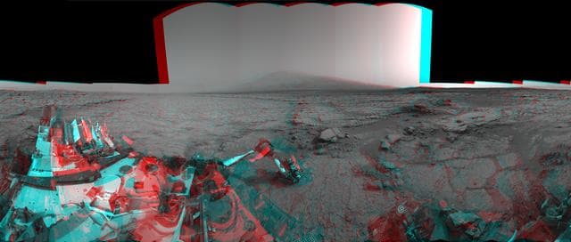 NASA image: Mars Stereo View from John