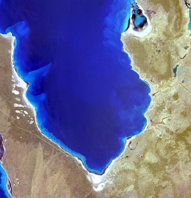 NASA image: Shark Bay, Australia