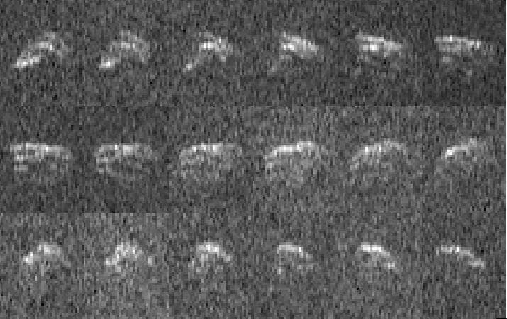 NASA image: Goldstone Radar Images of Asteroid 2013 ET