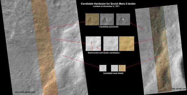 NASA image: Could This Be the Mars Soviet 3 Lander?