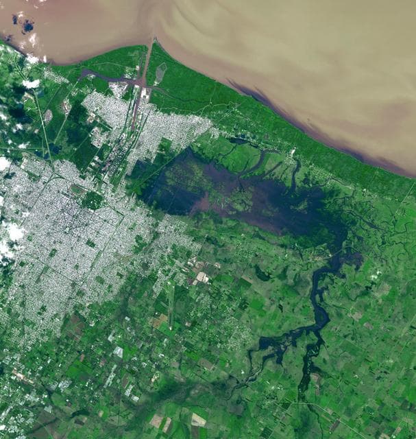 NASA image: NASA Spacecraft Eyes Severe Flooding in Argentina