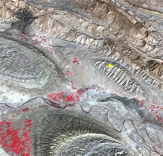 NASA image: NASA Spacecraft Image Shows Location of Iranian Earthquake