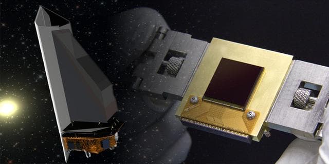 NEOCam Electronic Eye for Asteroid Hunting Artist Concept