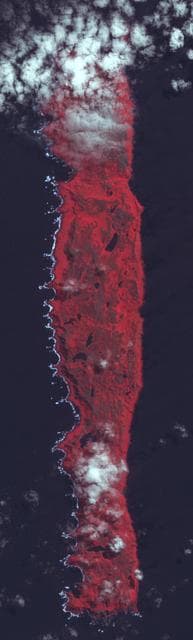 NASA image: Macquarie Island, Australia
