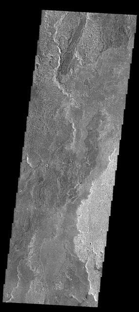 NASA image: Arsia Mons Flows