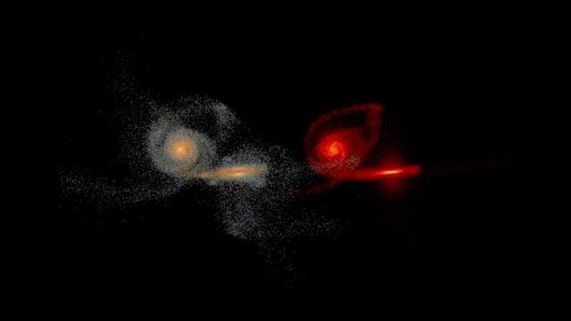 NASA image: Mega Galaxy Merger