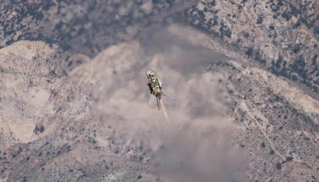 NASA image: Masten Xombie for Testing of JPL Spacecraft-Landing Algorithm