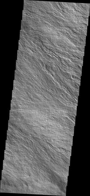 NASA image: Olympus Mons Flows
