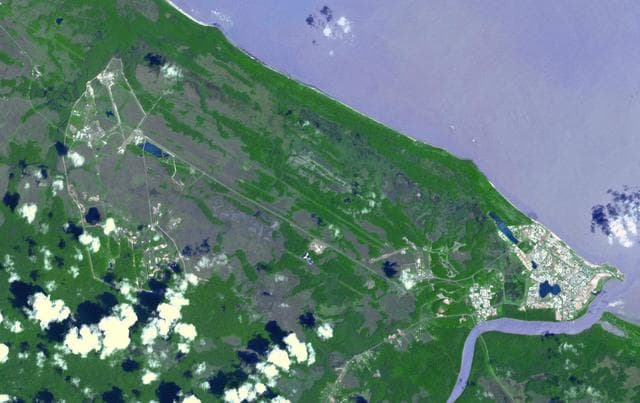 NASA image: Kouru, French Guiana