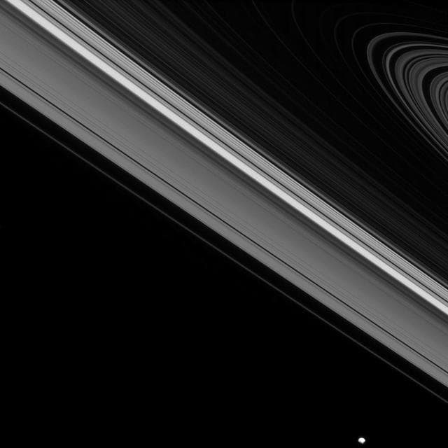NASA image: Amidst and Beyond the Rings