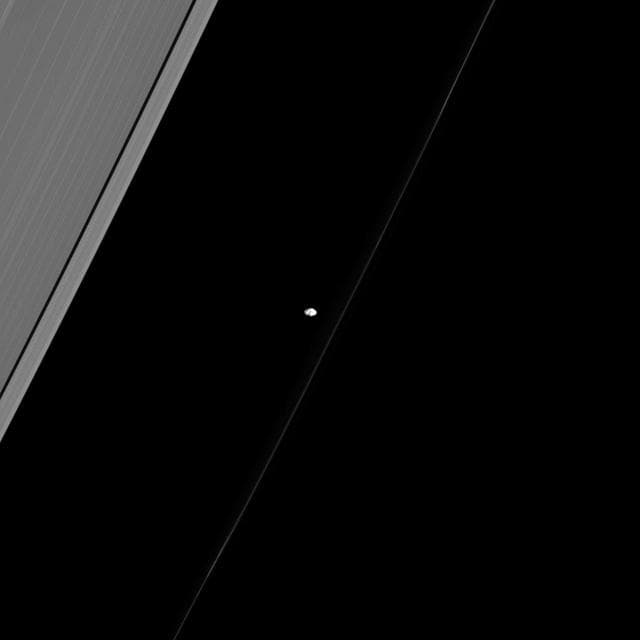 NASA image: Pointing Toward Saturn