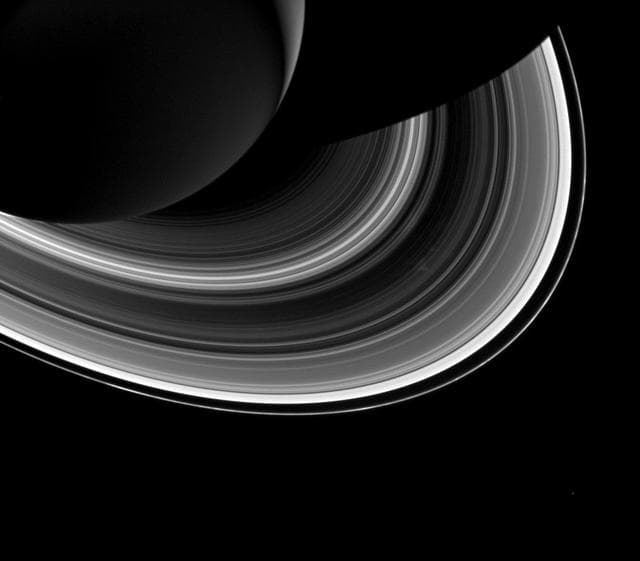 NASA image: Shadows and Rings