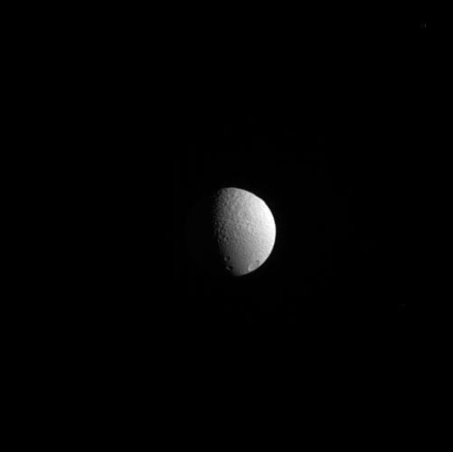 NASA image: Tethys Terrains