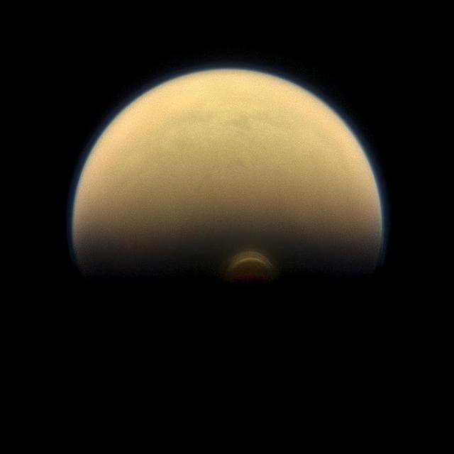 NASA image: Dusk in the South