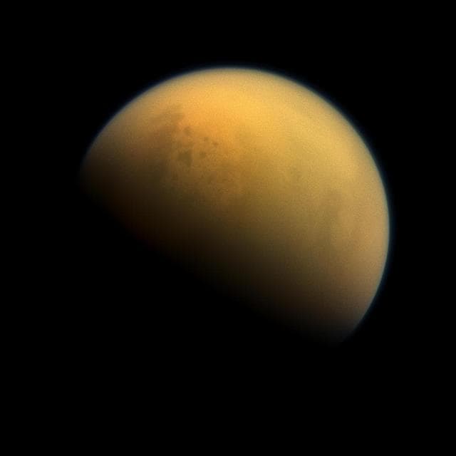 NASA image: Lakes Through the Haze
