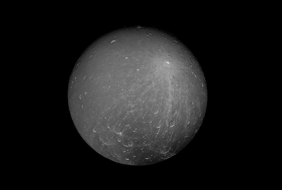 NASA image: Dramatic Dione