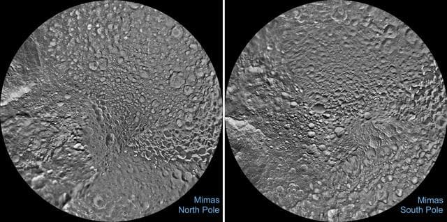 Mimas Polar Maps - June 2017
