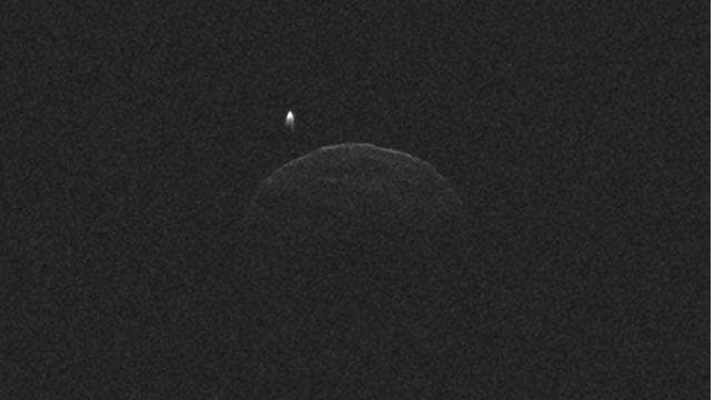 NASA image: Radar Movies Highlight Asteroid 1998 QE2 and Its Moon