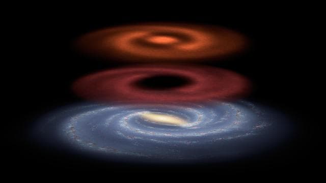 NASA image: Mapping Invisible Pools of Gas in Our Galaxy Illustration