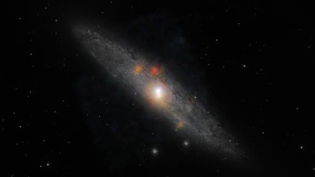 NASA image: Sculptor Galaxy Shines with X-rays