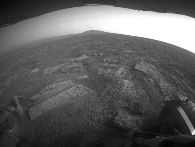 NASA image: Opportunity View in Botany Bay Toward Solander Point