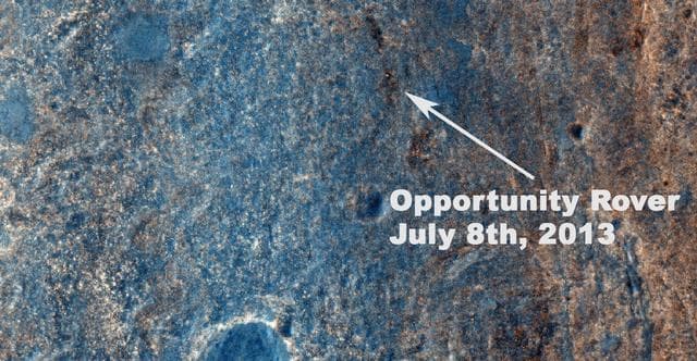 NASA image: Color View From Orbit Showing Opportunity in Botany Bay