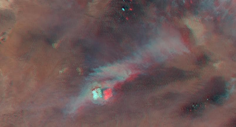 NASA image: Pyrocumulus Clouds Tower Over Silver Fire in New Mexico