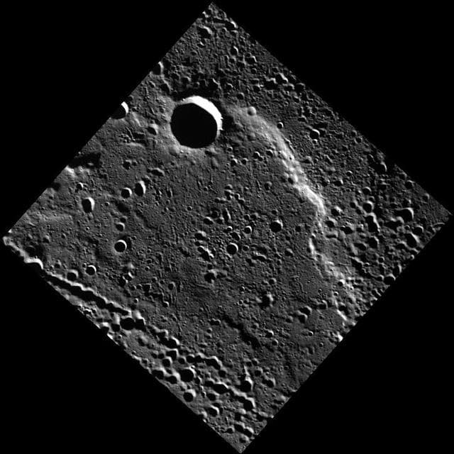 NASA image: Superposing a Scarp