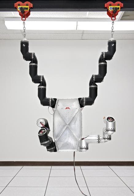NASA image: RoboSimian Under Construction