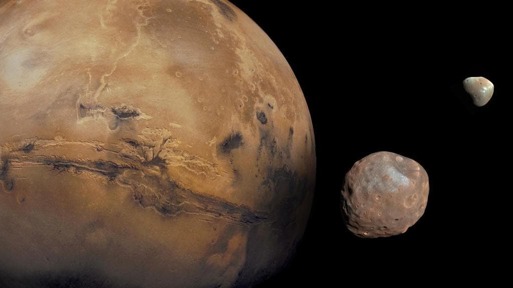 NASA image: The Moons of Mars