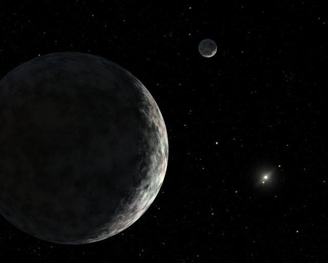 NASA image: Eris and Dysnomia Artist Concept