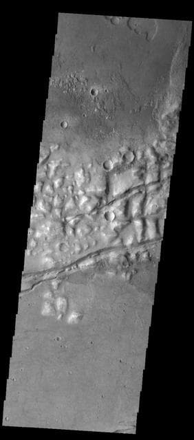 NASA image: Gorgonum Chaos