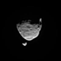 NASA image: Two Moons of Mars in One Enhanced View