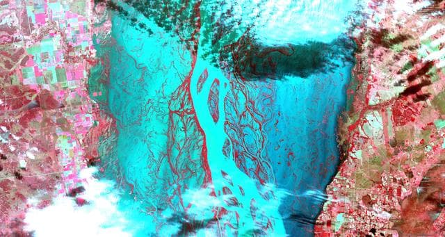 NASA image: Flooding Along Parana River