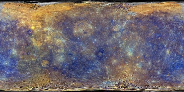 NASA image: Enhanced Color Mercury Map