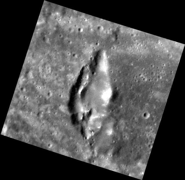 NASA image: Tear-drop Volcano