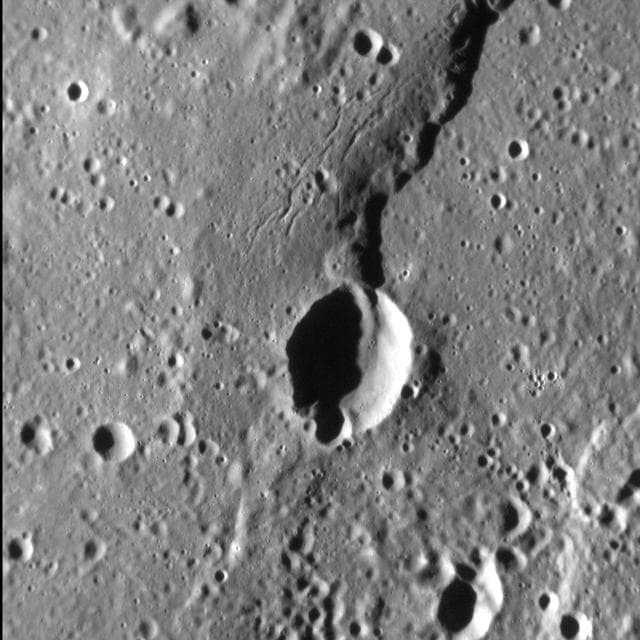 NASA image: Scarred Scarp