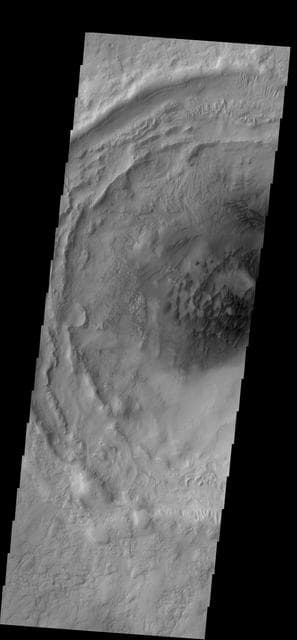 NASA image: Bogia Crater Dunes