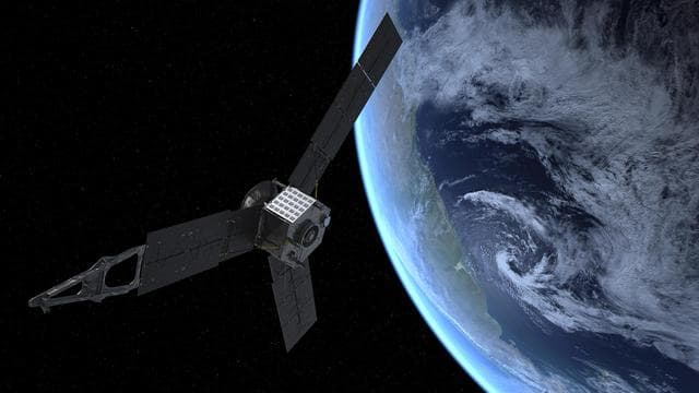 NASA image: Juno Earth Flyby Artist Rendering